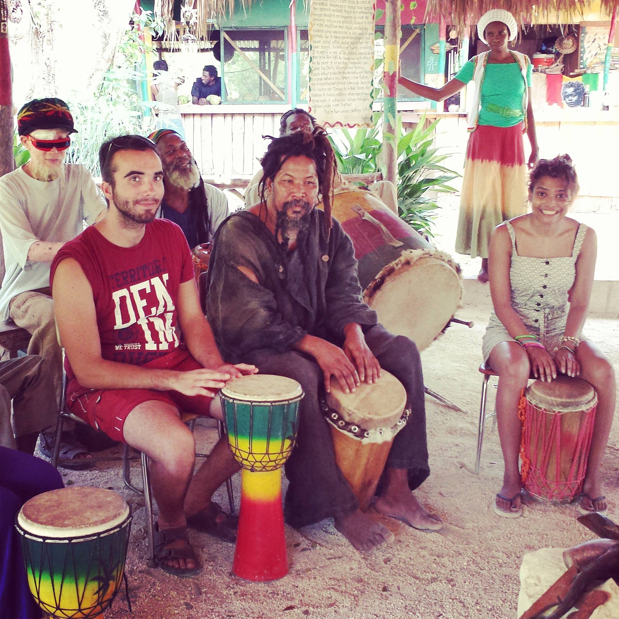 Drumming in Jamaica