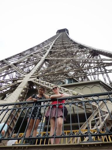 At the Eiffel Tower